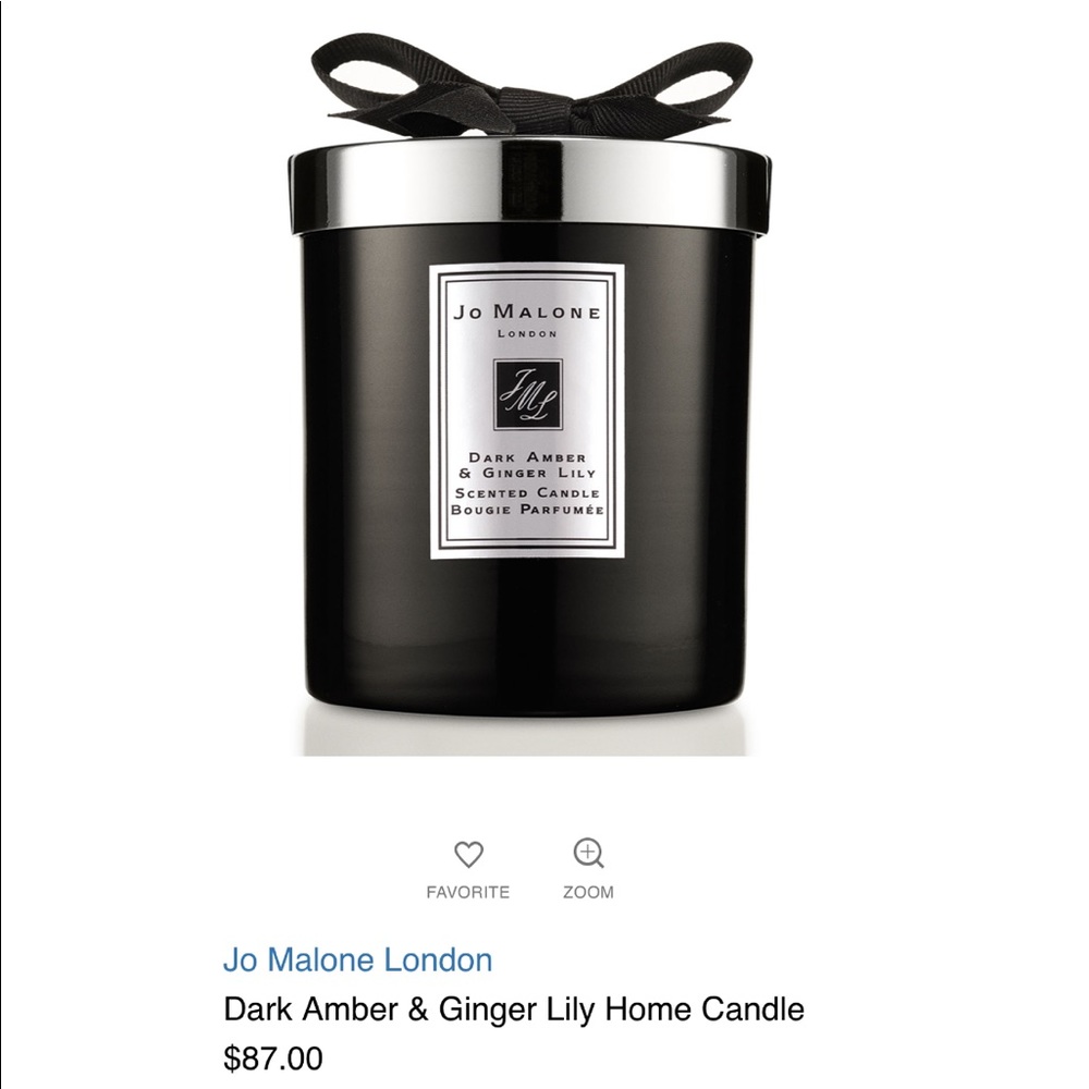 Jo Malone Dark Amber & Ginger Lily Candle